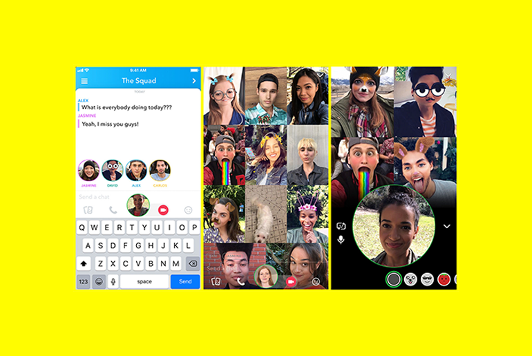 Snapchat’ten Grup Sohbeti