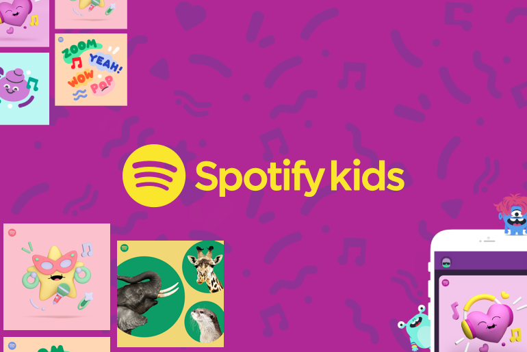 Spotify, ama çocuklar için
