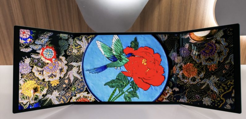 Dünyanın İlk Katlanabilir Bilgisayar Ekranı!